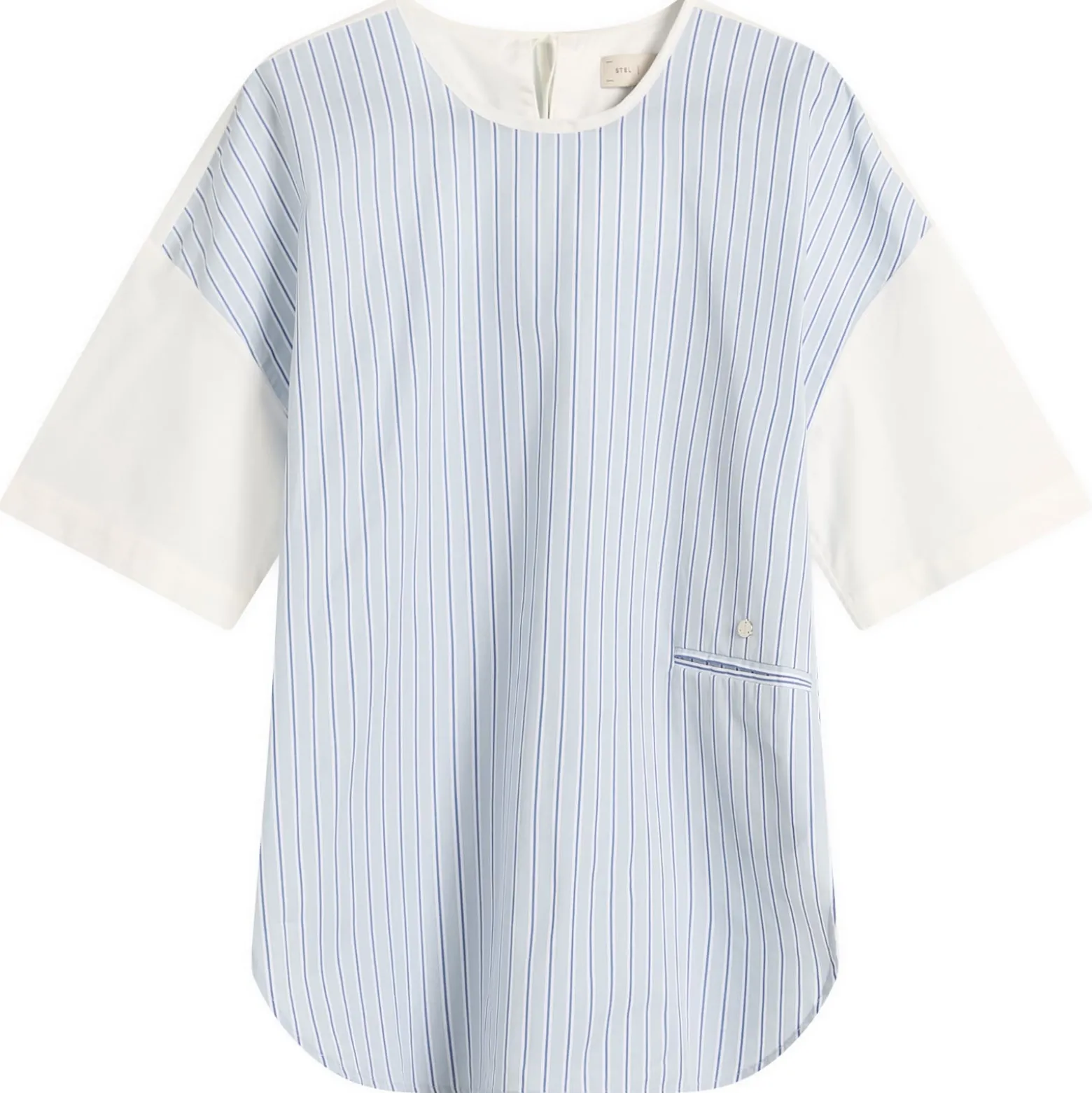 STEL Pinstripe Poplin Short-Sleeve Shirt