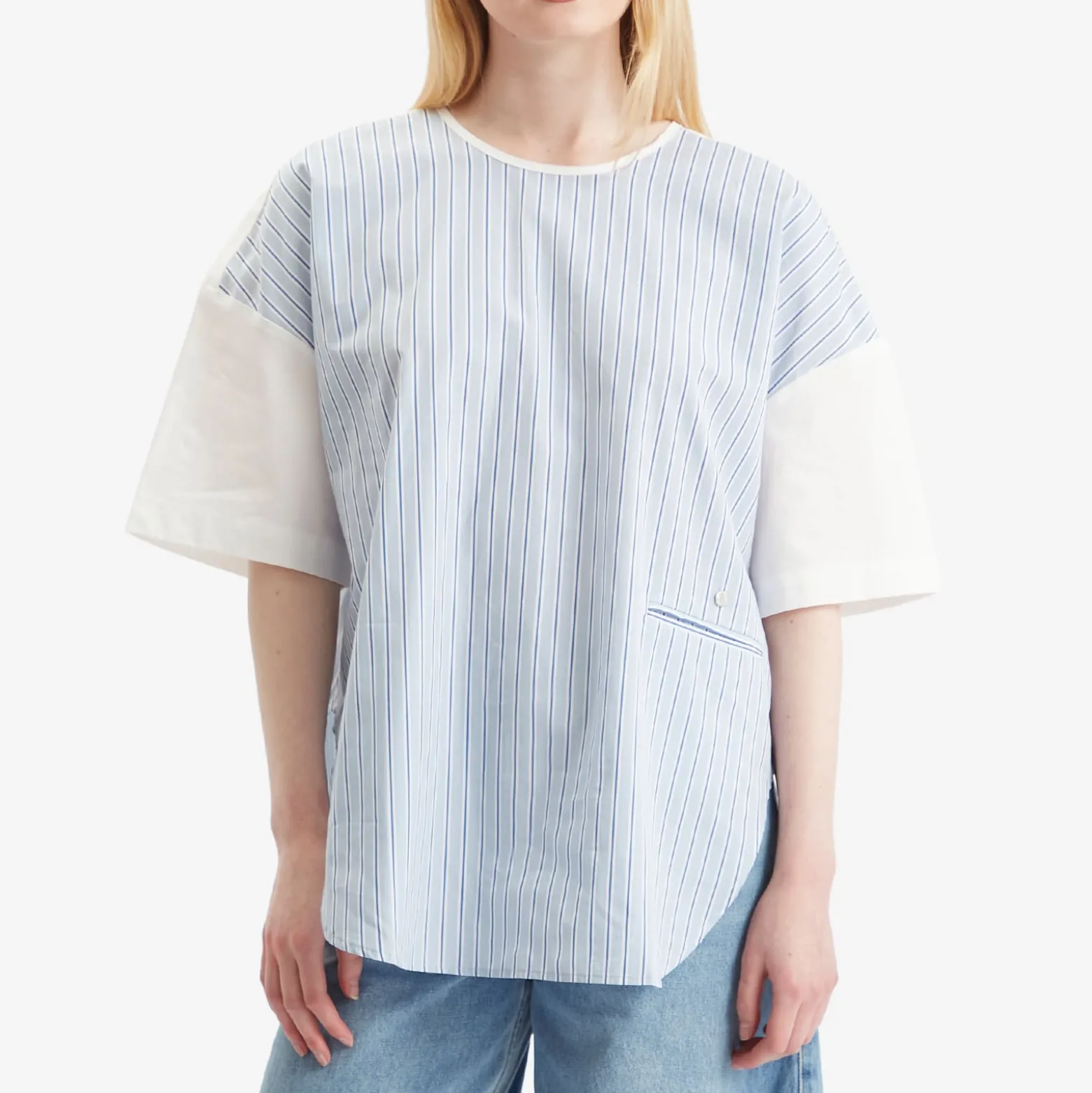 STEL Pinstripe Poplin Short-Sleeve Shirt
