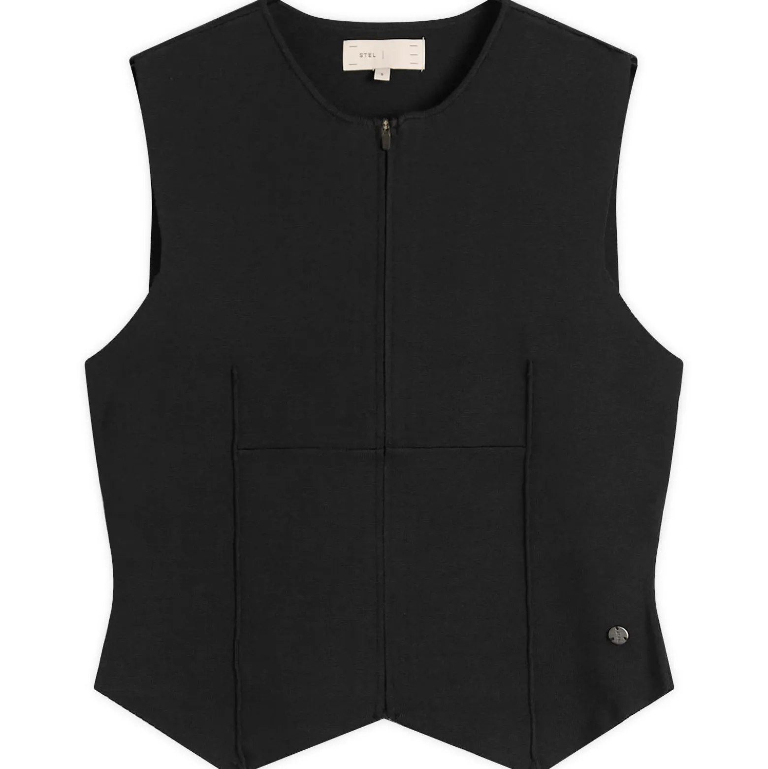 STEL Zip Up Power Knit Vest