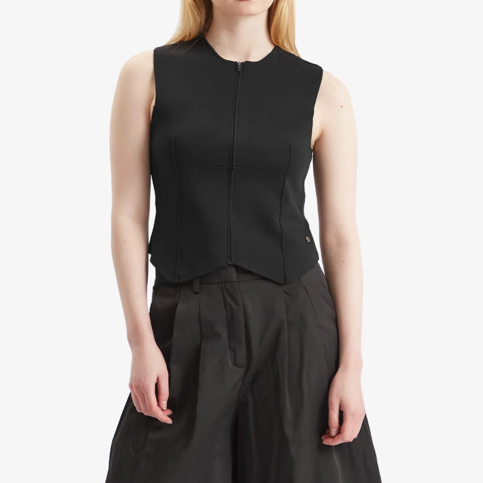 STEL Zip Up Power Knit Vest