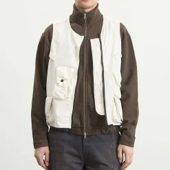 Stone Island Cotton Nylon Micro Ripstop Utility Vest