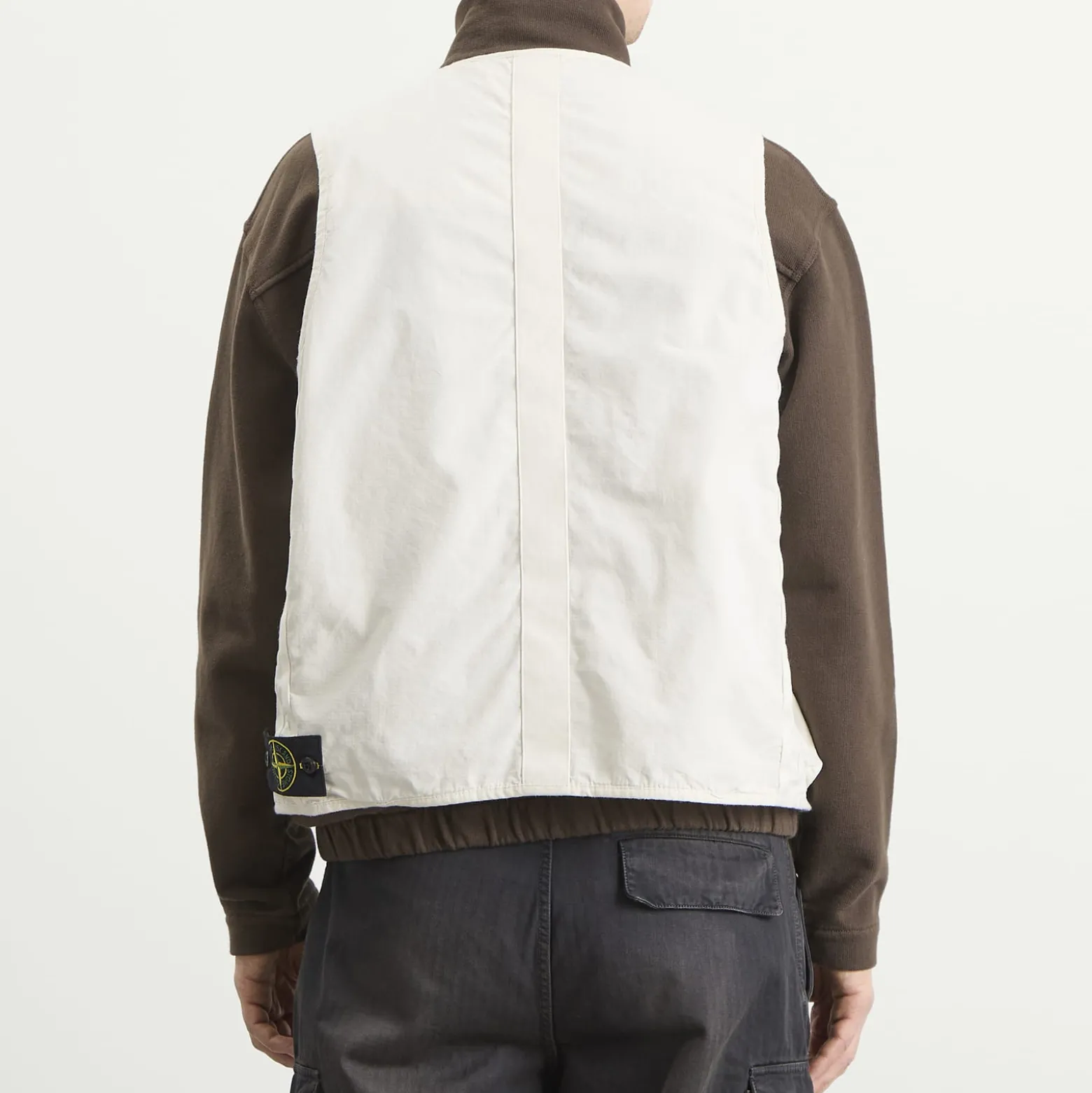 Stone Island Cotton Nylon Micro Ripstop Utility Vest