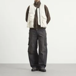 Stone Island Cotton Nylon Micro Ripstop Utility Vest