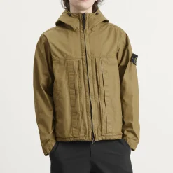 Stone Island Double Coated Cotton Ripstop Short Parka