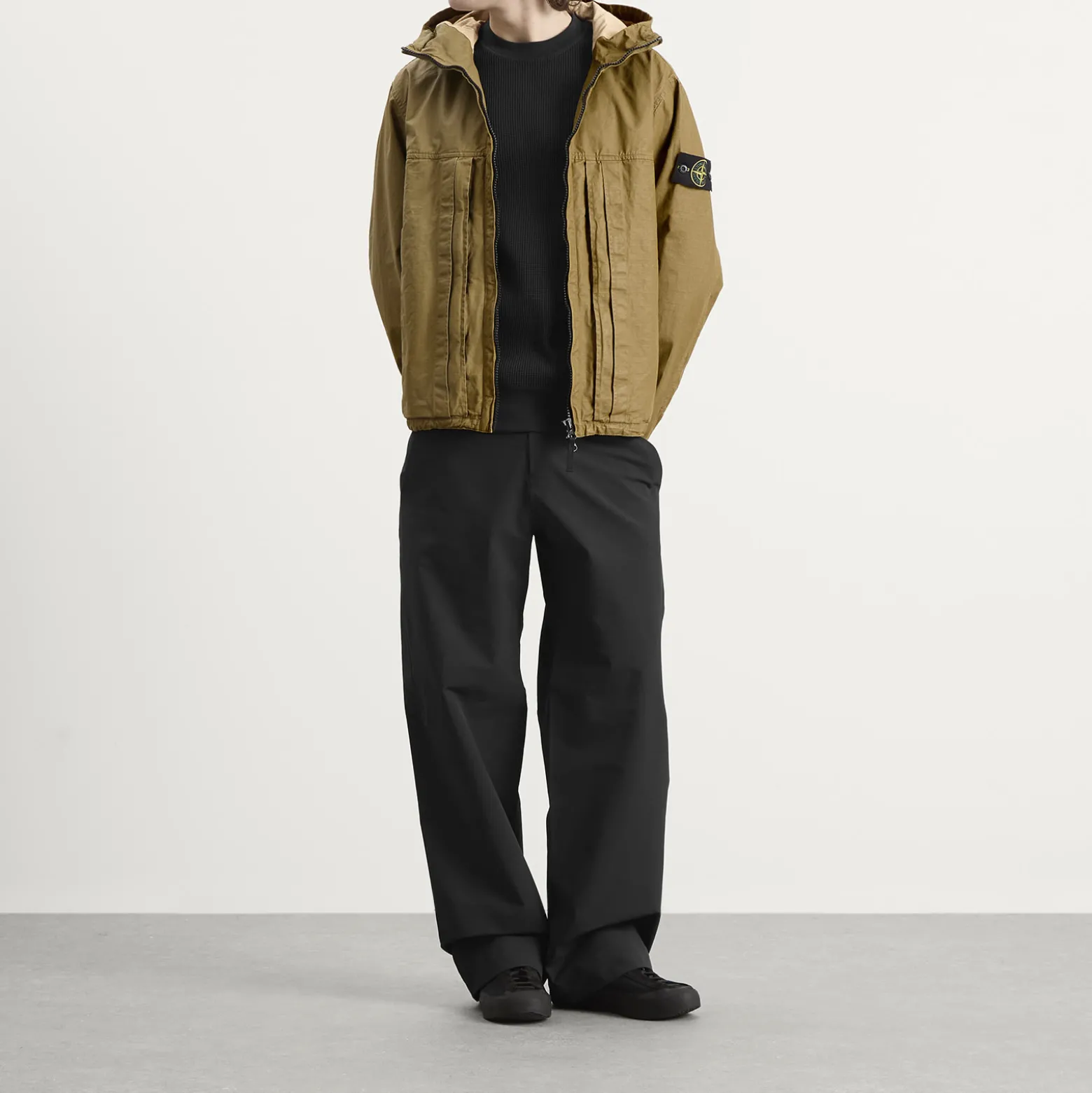 Stone Island Double Coated Cotton Ripstop Short Parka