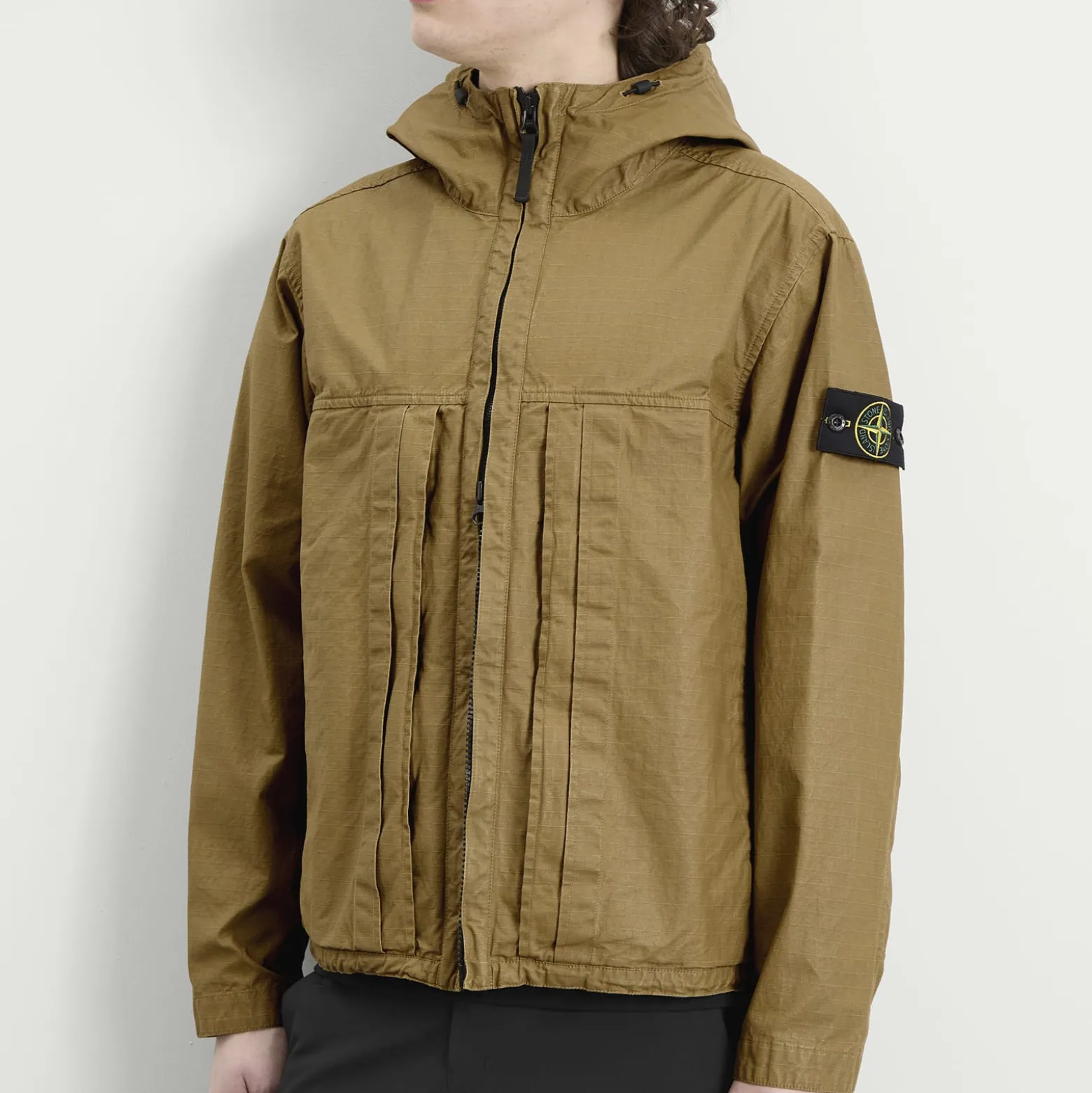 Stone Island Double Coated Cotton Ripstop Short Parka