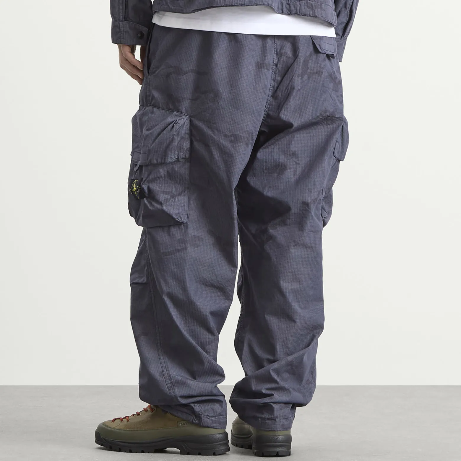 Stone Island Faded Camo Ripstop-TC Cargo Trousers