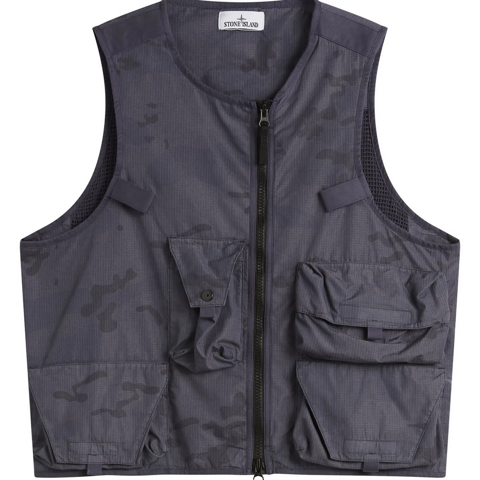 Stone Island Faded Camo Ripstop-TC Utility Vest