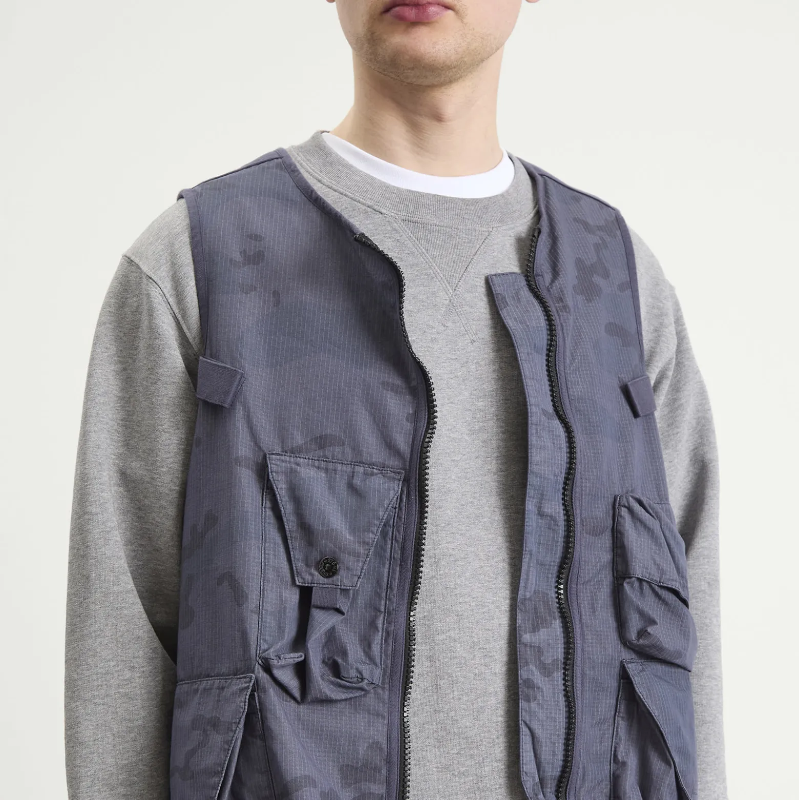 Stone Island Faded Camo Ripstop-TC Utility Vest