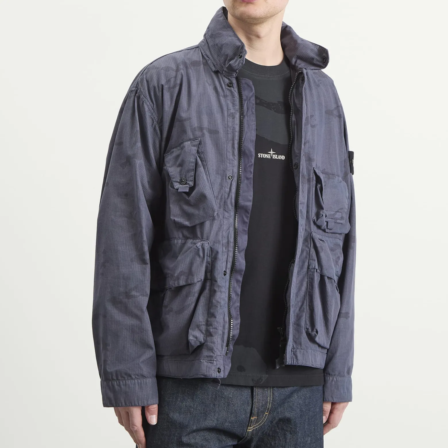 Stone Island Faded Camo Ripstop-TC Field Jacket