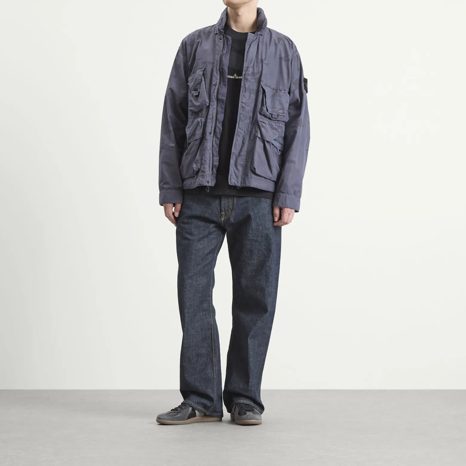 Stone Island Faded Camo Ripstop-TC Field Jacket