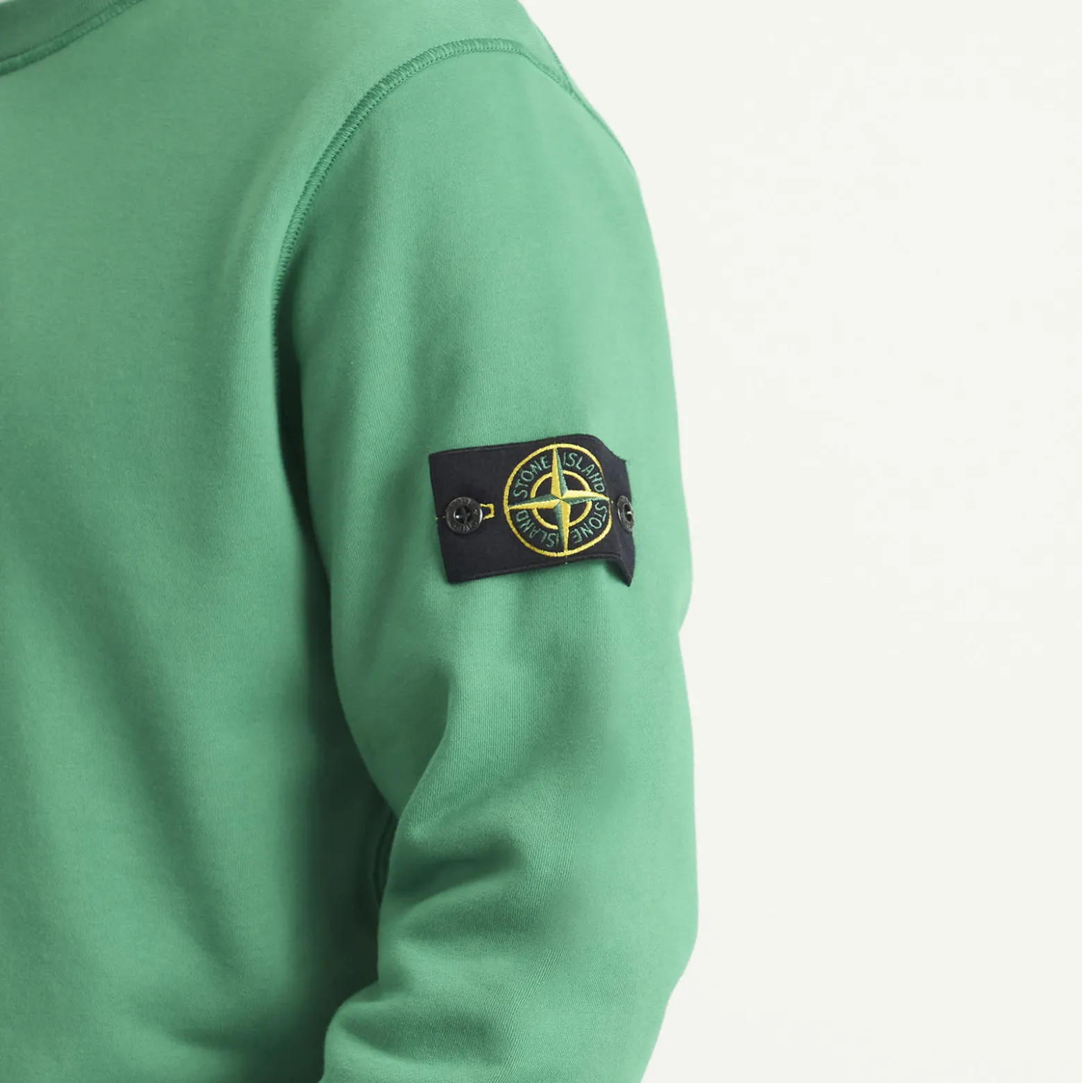 Stone Island Garment Dyed Crew Neck Sweatshirt