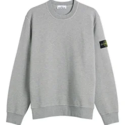 Stone Island Garment Dyed Crew Neck Sweatshirt