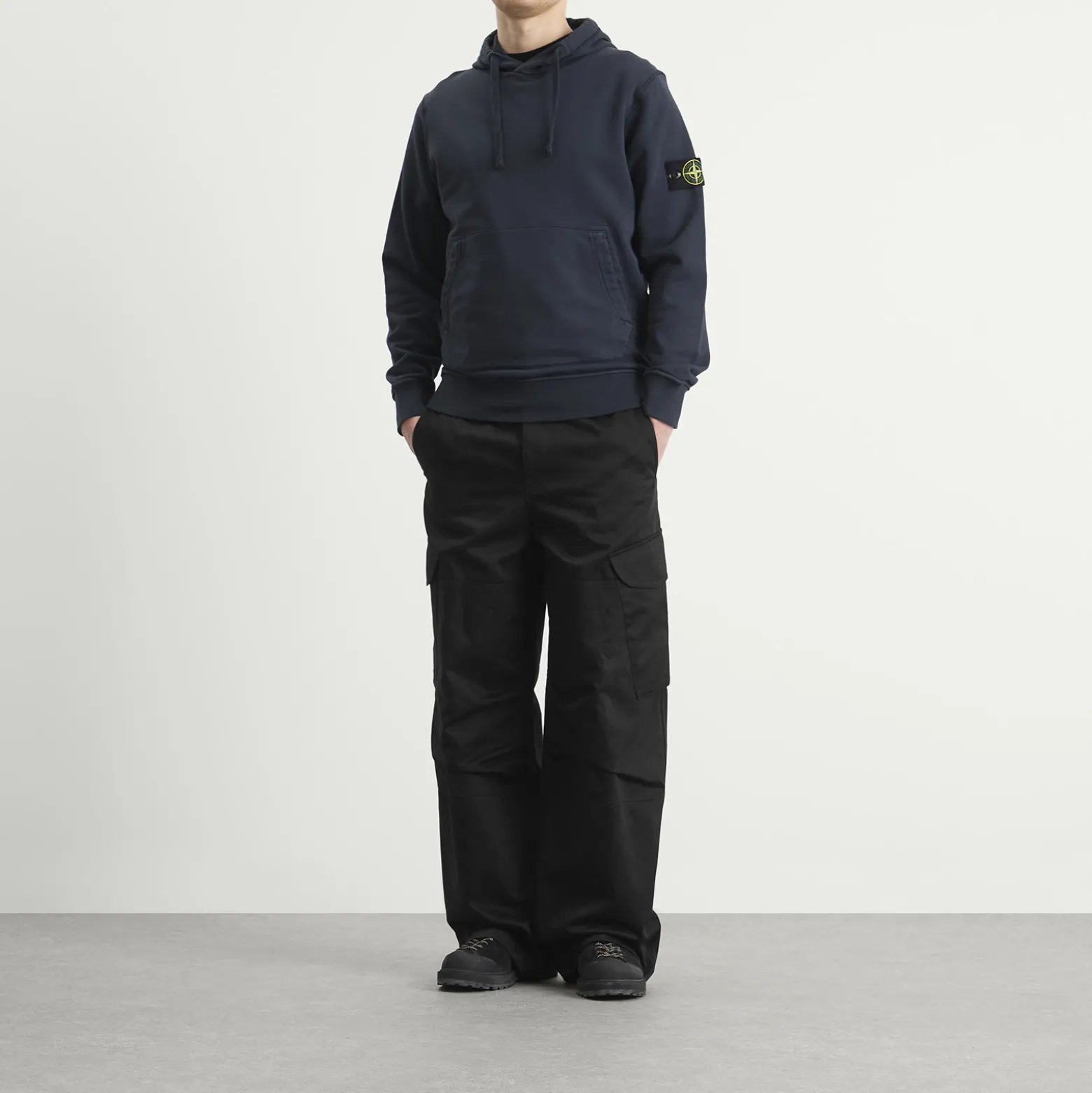 Stone Island Garment Dyed Hoodie