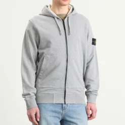Stone Island Garment Dyed Zip Hoodie