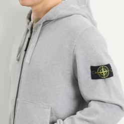 Stone Island Garment Dyed Zip Hoodie