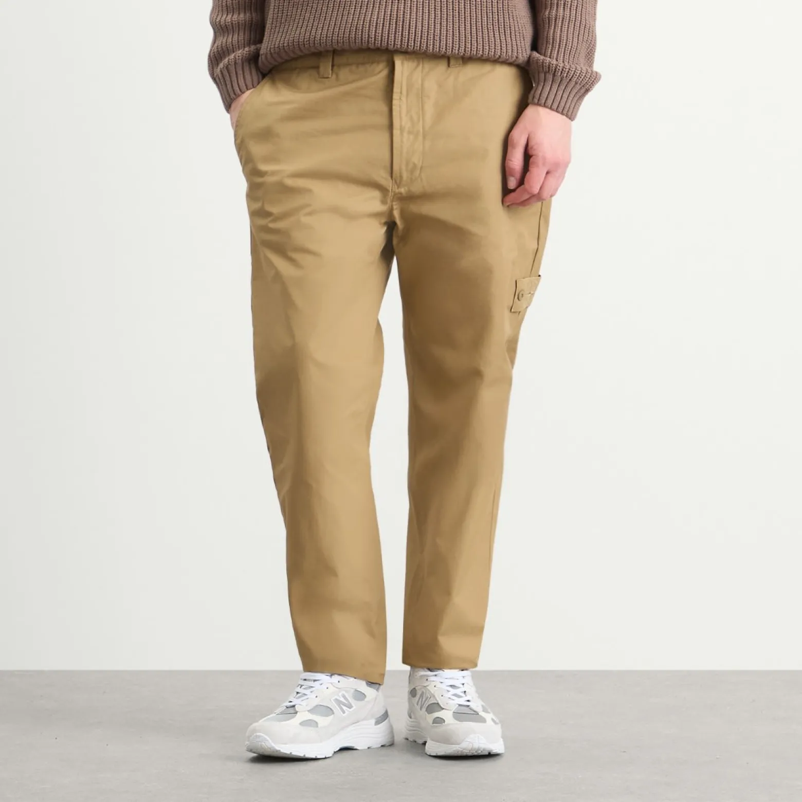 Stone Island Ghost All Weather Cotton Canvas Trousers