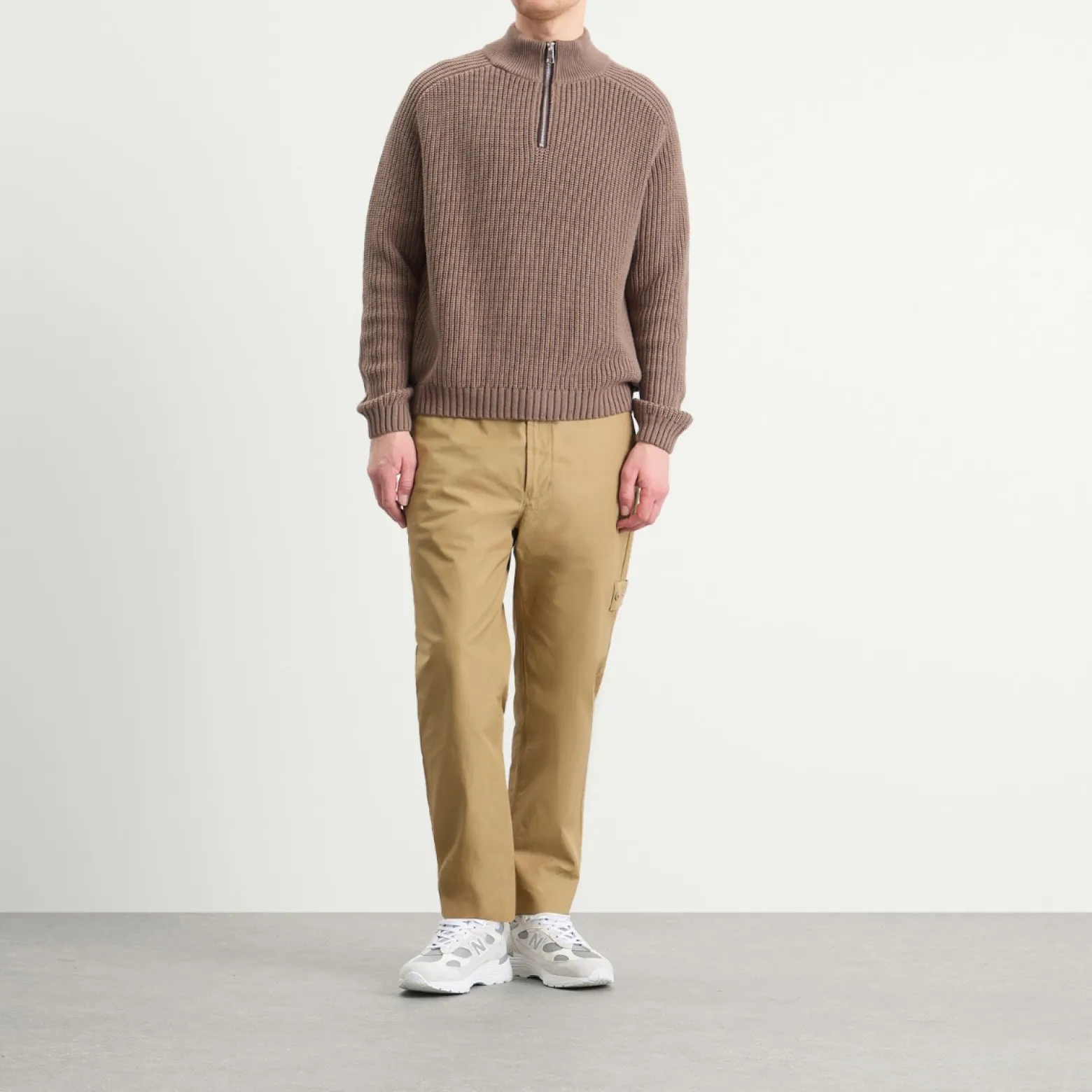 Stone Island Ghost All Weather Cotton Canvas Trousers