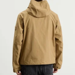 Stone Island Ghost Cotton Canvas Hooded Jacket