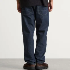 Stone Island Indigo Denim Straight Jeans