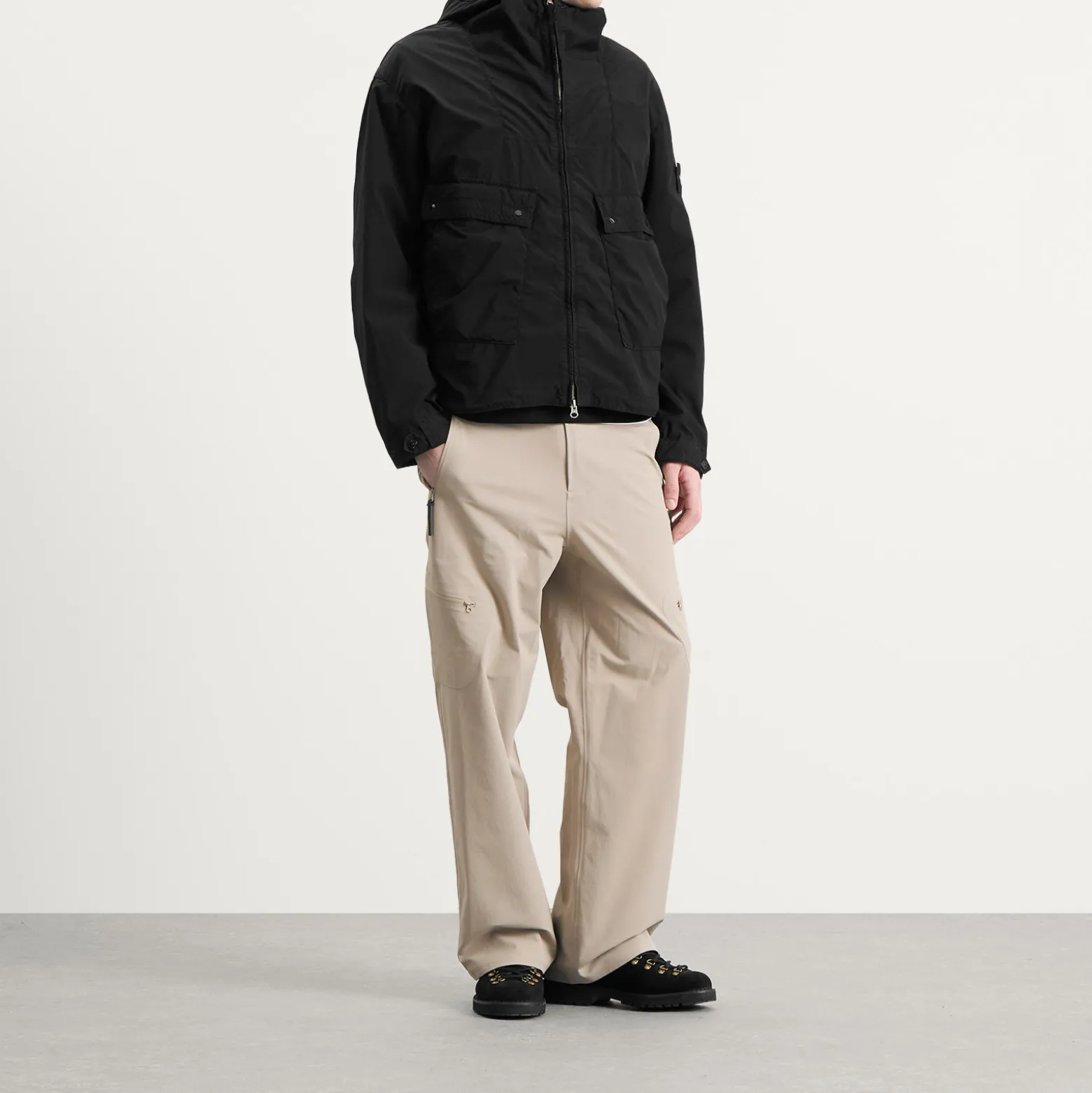 Stone Island Light Compact Touch Poly-TC Hooded Jacket