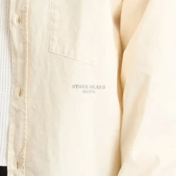 Stone Island Marina Cotton Nylon Panama Overshirt