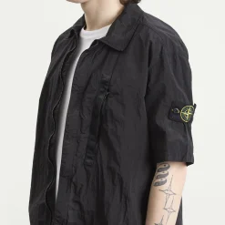 Stone Island Nylon Metal Short Sleeve Shirt