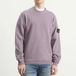 Stone Island Old Effect Crew Neck Sweatshirt