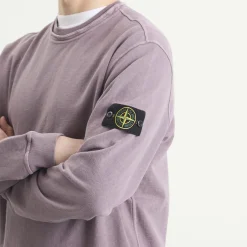 Stone Island Old Effect Crew Neck Sweatshirt