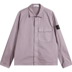 Stone Island Organic Cotton Twill Overshirt