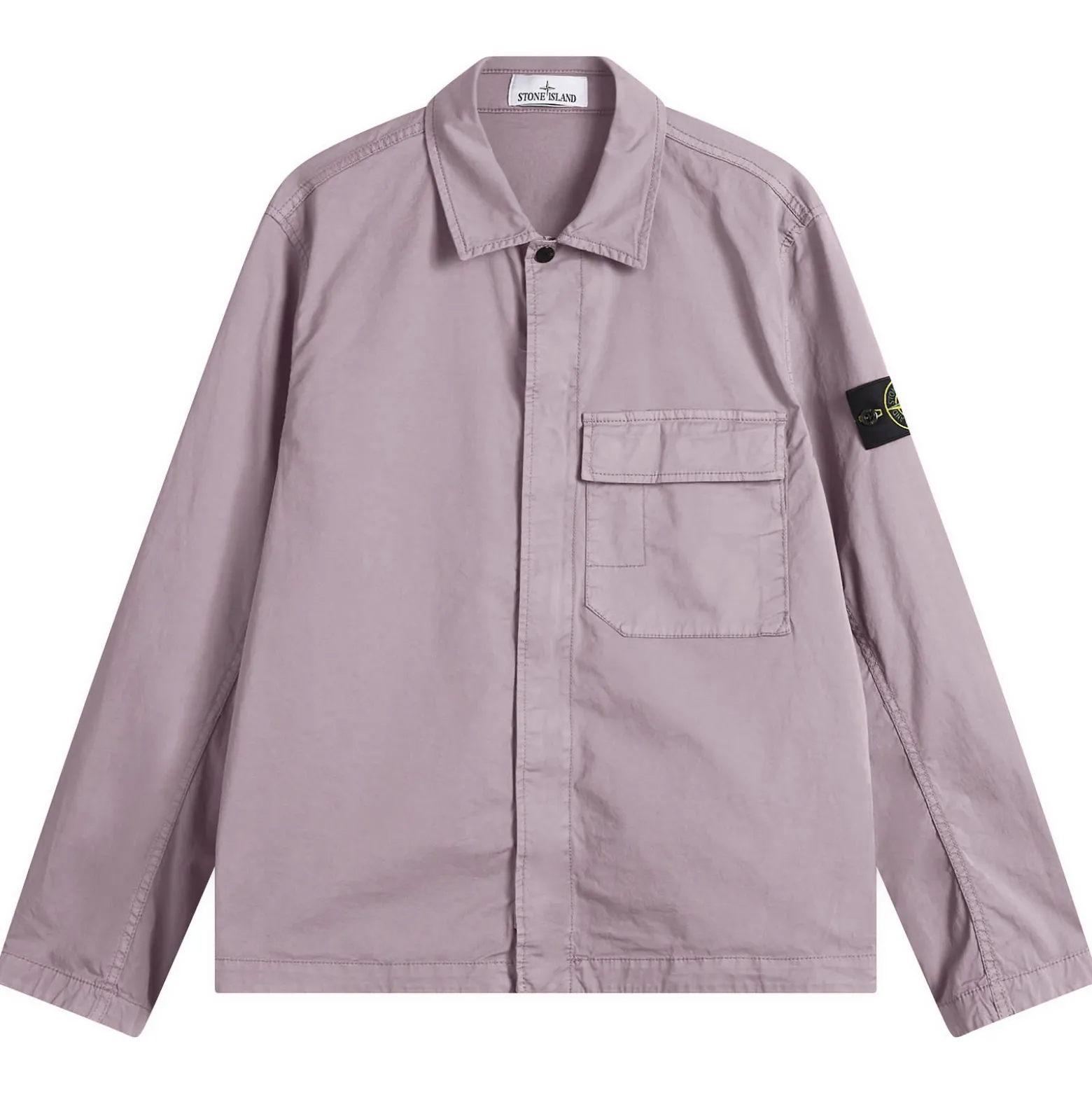 Stone Island Organic Cotton Twill Overshirt