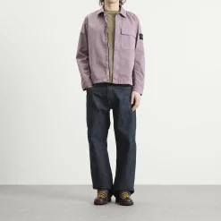 Stone Island Organic Cotton Twill Overshirt