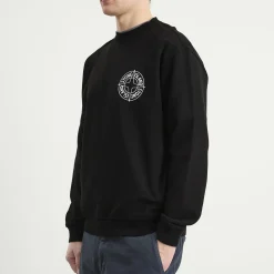 Stone Island Outline Compass Crew Neck Sweatshirt