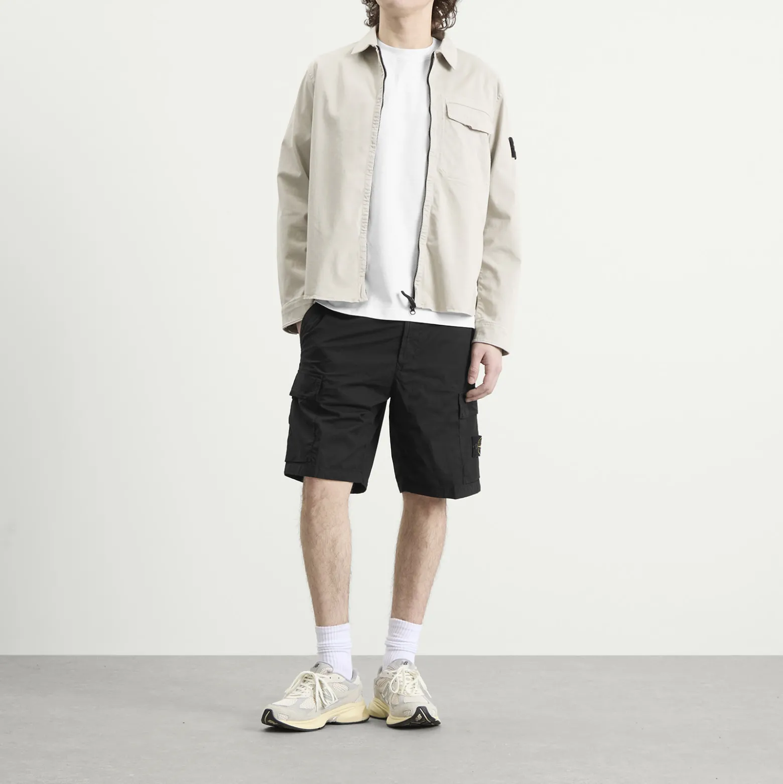 Stone Island Tela Paracadute Cargo Shorts