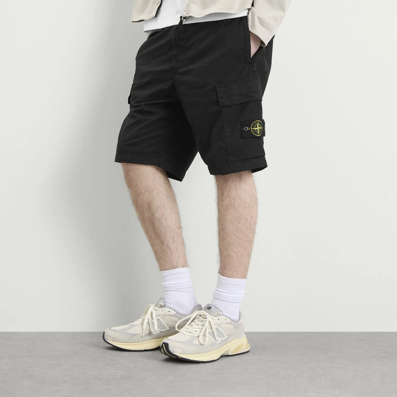 Stone Island Tela Paracadute Cargo Shorts