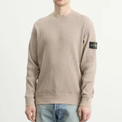 Stone Island Waffle Crew Neck Sweatshirt