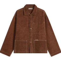 Story mfg. Canvas Brown Wonky-Wear Sot Jacket