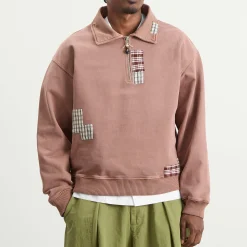 Story mfg Geo Patchwork Pullover