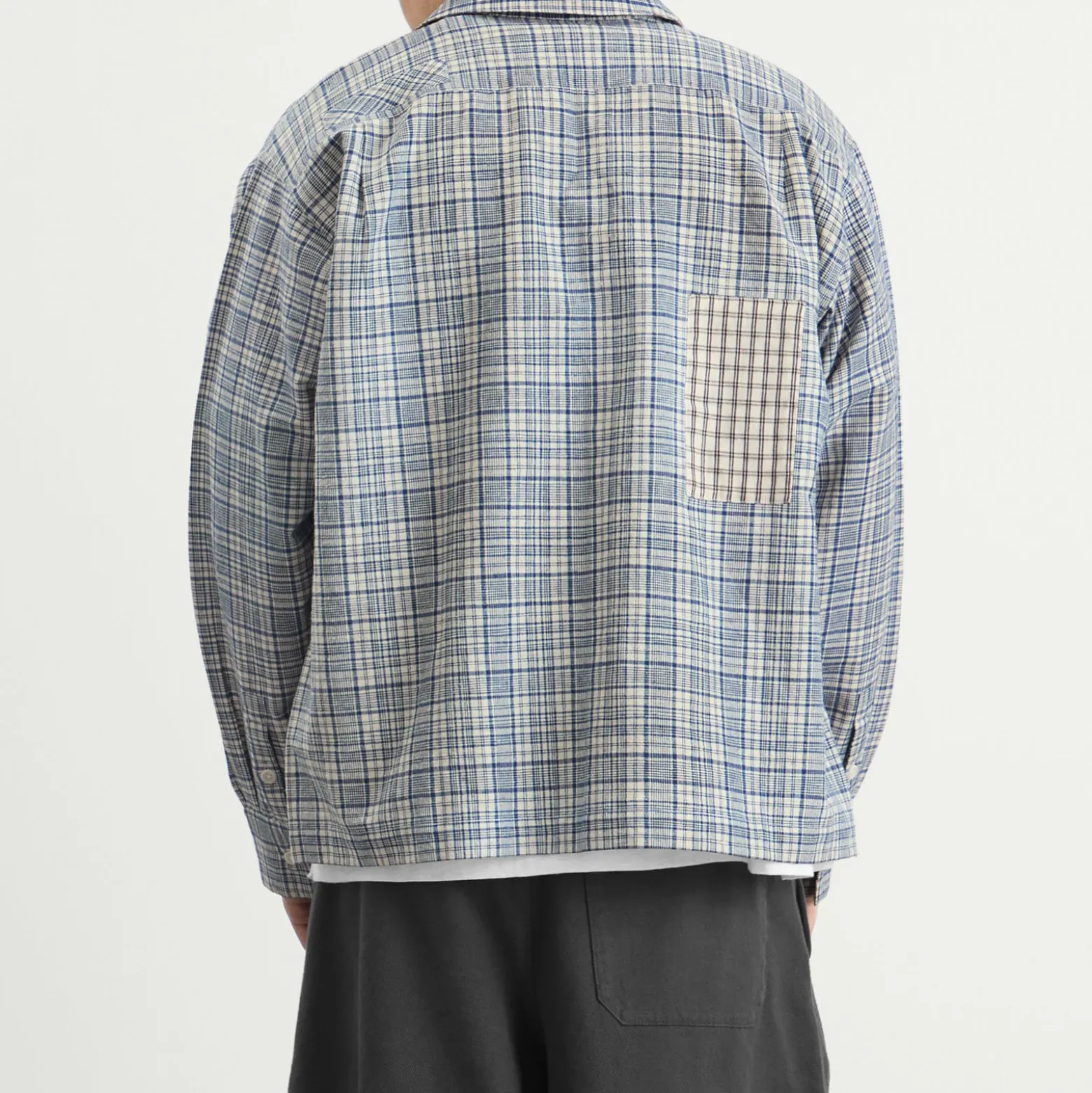 Story mfg Greetings Patchwork Long Sleeve Shirt