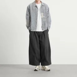 Story mfg Greetings Patchwork Long Sleeve Shirt