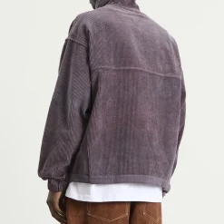Story mfg. Hand Crochet Purple Corduroy Polite Jumper