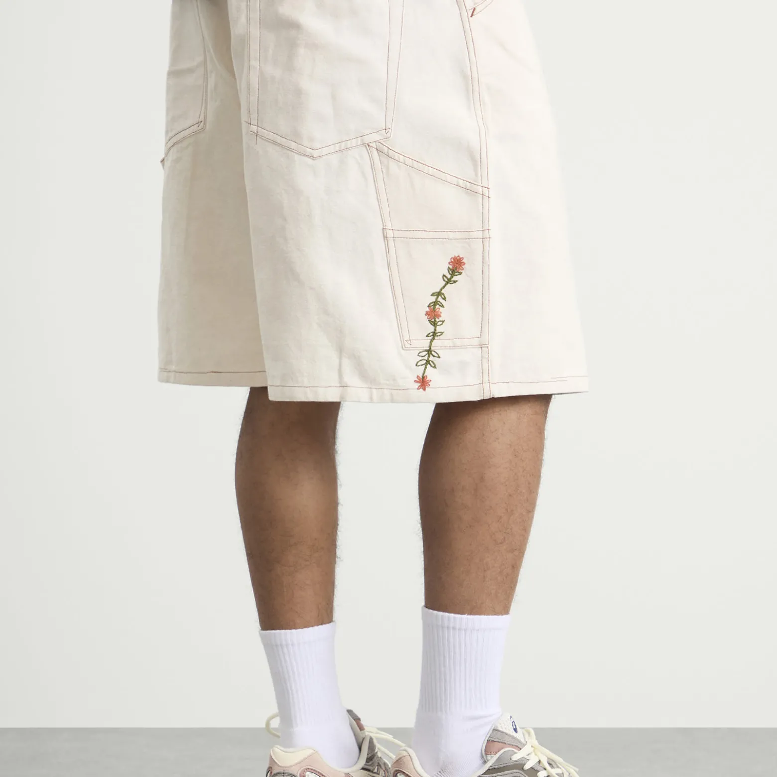 Story mfg. Hand Embroidered Lush Carpenter Shorts