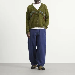Story mfg. Hand Knit Brill-I-Ant Bulb Cardigan