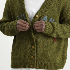 Story mfg. Hand Knit Brill-I-Ant Bulb Cardigan