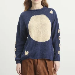 Story mfg. Hand Knit Twinsun Roll Neck