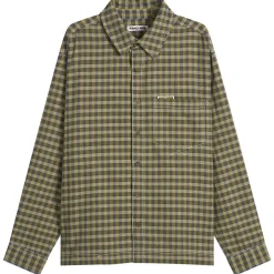 Story mfg. Hand Woven Coach Check Wonky-Wear Bracken Shirt
