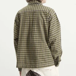 Story mfg. Hand Woven Coach Check Wonky-Wear Bracken Shirt