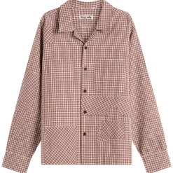 Story mfg Patchwork Check Long Sleeve Shirt