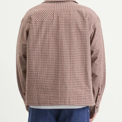 Story mfg Patchwork Check Long Sleeve Shirt