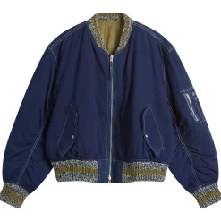 Story mfg Seed Printed Wonky-Wear Bomber